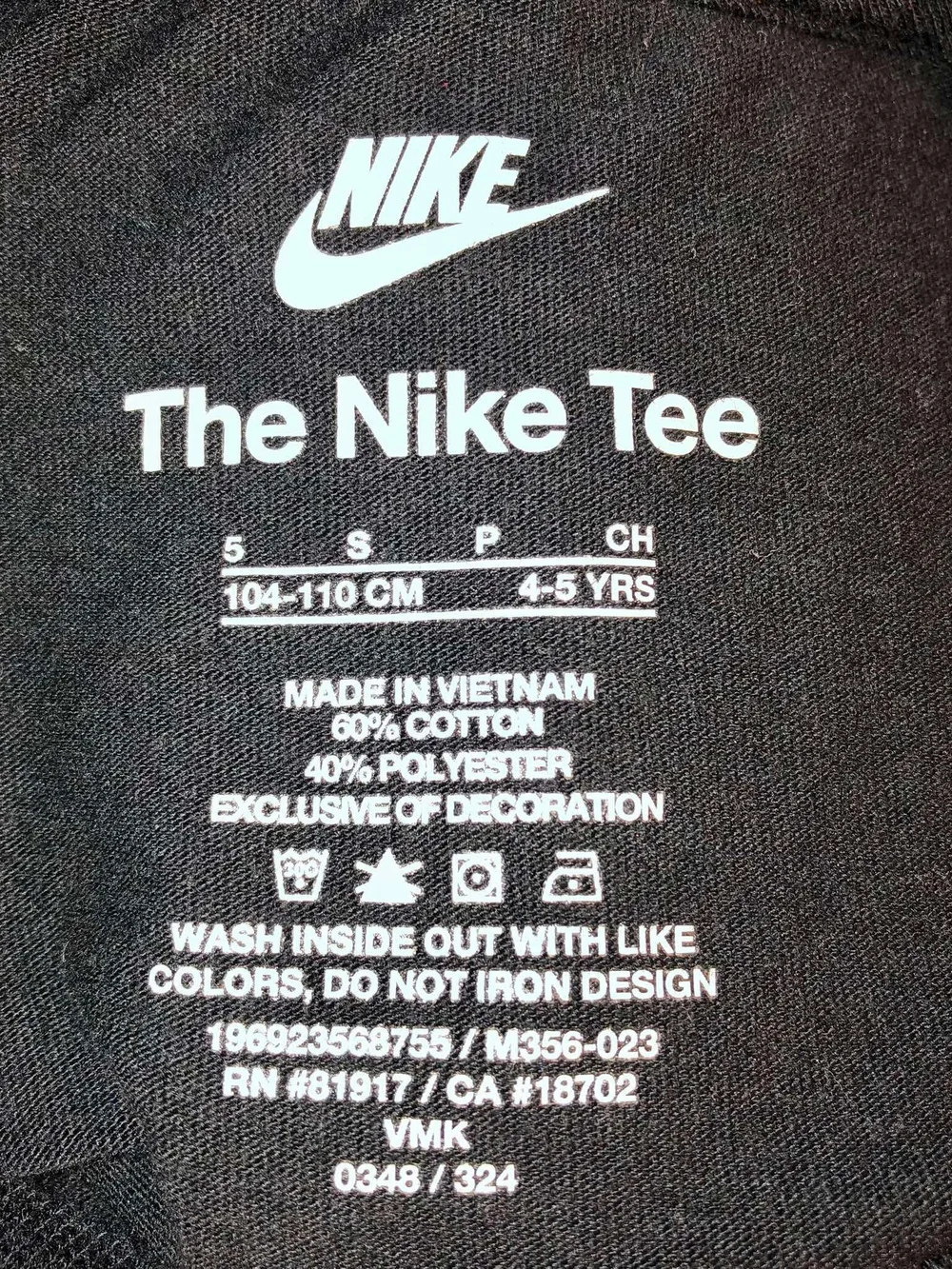 Nike Black Long-Sleeve 'Just Do It' Graphic Tee with Purple Accents